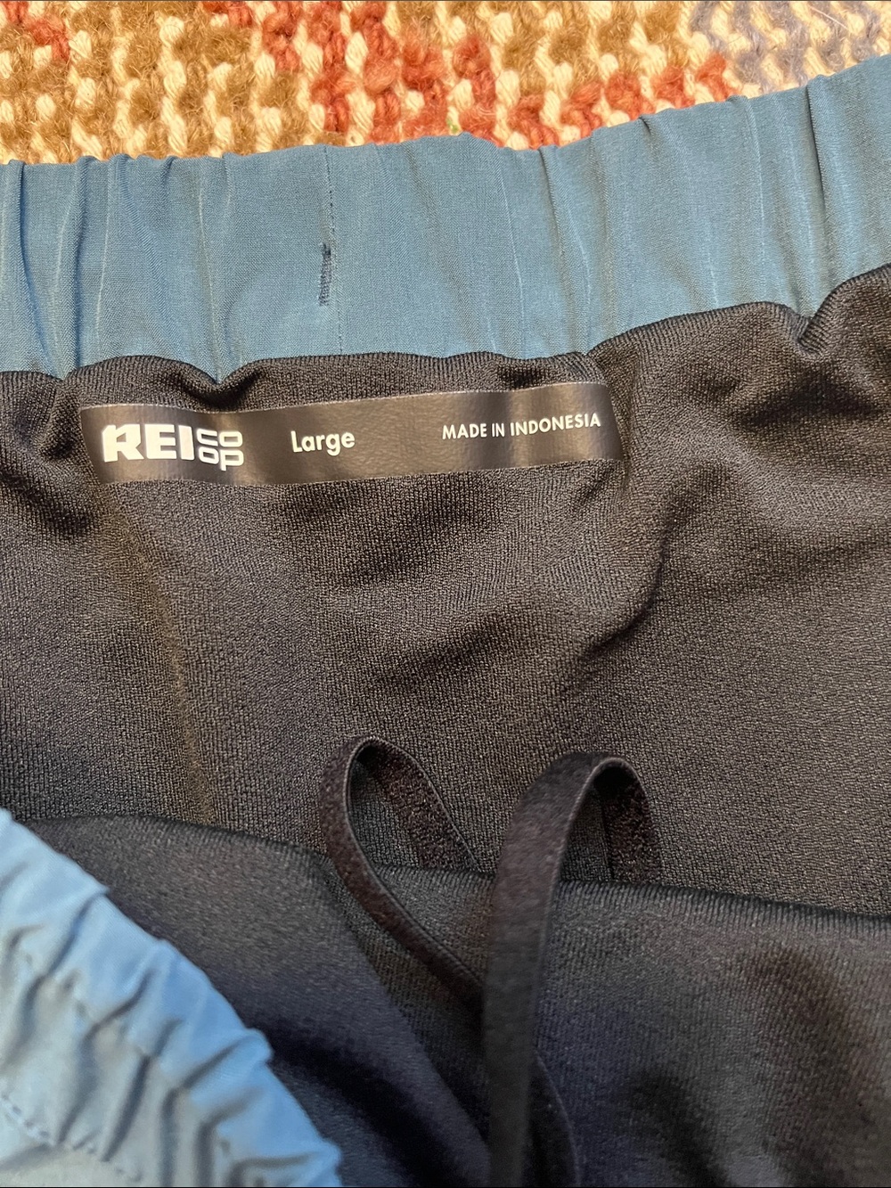 REI Co-op Active Pursuits Men’s Athletic Shorts Size Large Teal EUC - Picture 2 of 7
